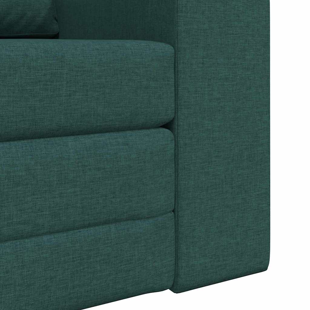 Sofa Bett Dunkelgrün 98 x 71 x 83 cm Stoff