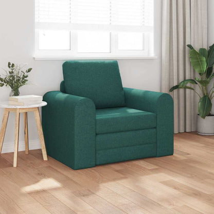 Sofa Bett Dunkelgrün 98 x 71 x 83 cm Stoff