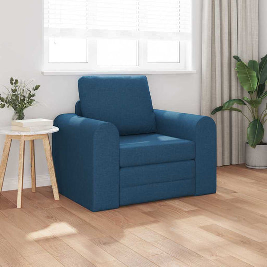 Sofa Bett Blau 98 x 71 x 83 cm Stoff