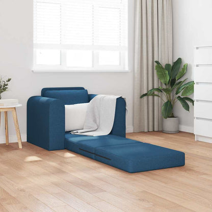 Sofa Bett Blau 98 x 71 x 83 cm Stoff