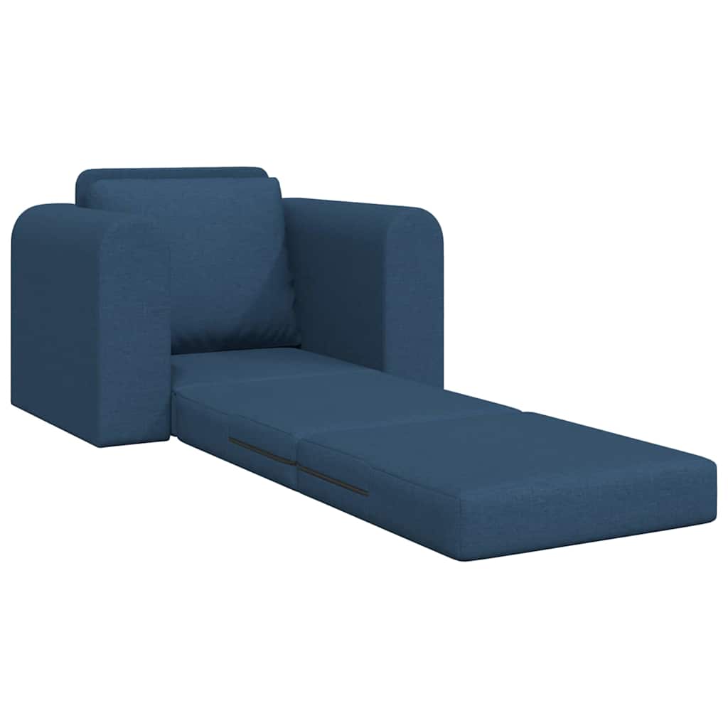 Sofa Bett Blau 98 x 71 x 83 cm Stoff