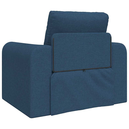 Sofa Bett Blau 98 x 71 x 83 cm Stoff