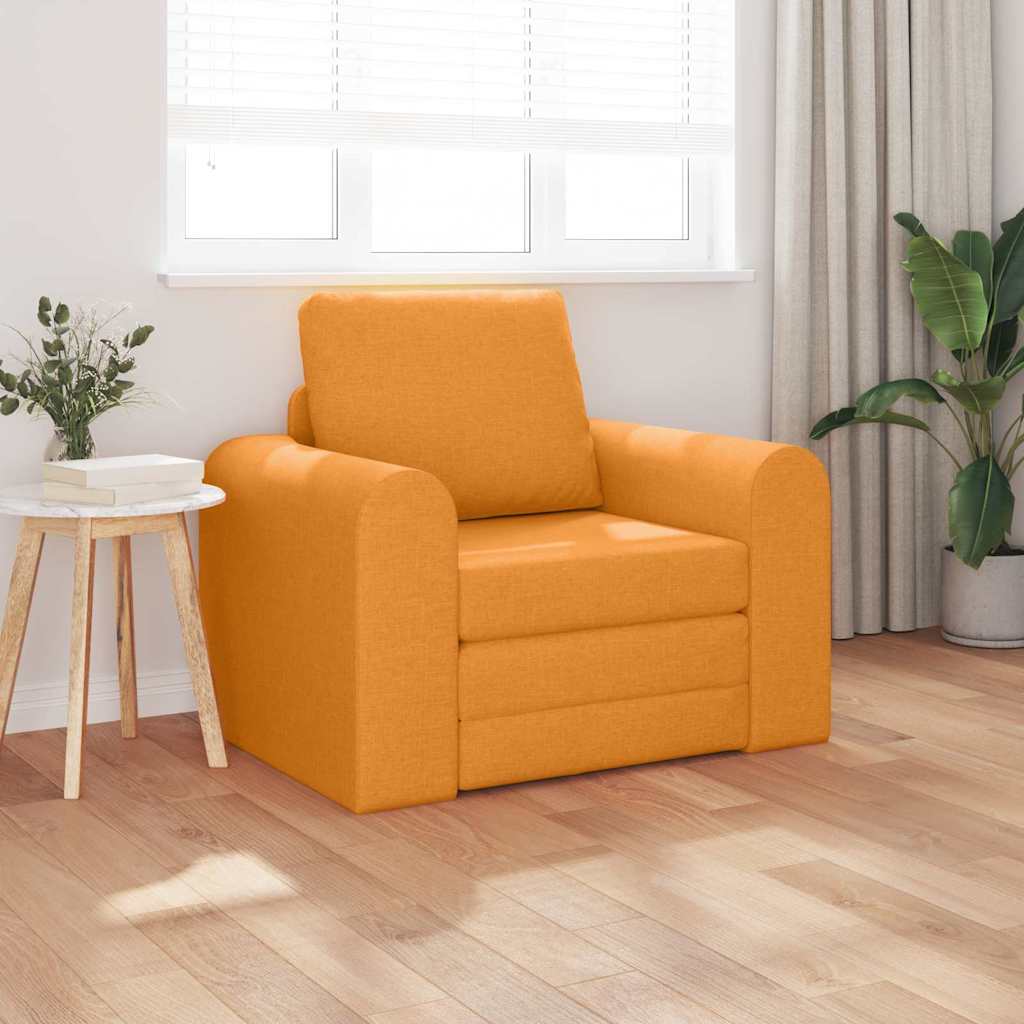 Sofa Bett Dunkelgelb 98 x 71 x 83 cm Stoff