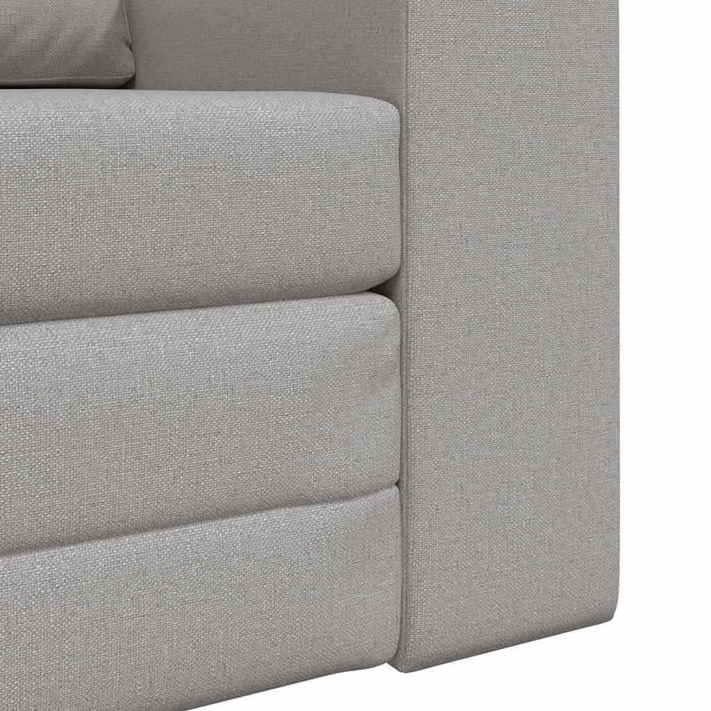 Sofa Bett Wolken-Grau 98 x 71 x 83 cm Stoff