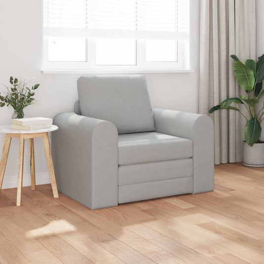 Sofa Bett Wolken-Grau 98 x 71 x 83 cm Stoff