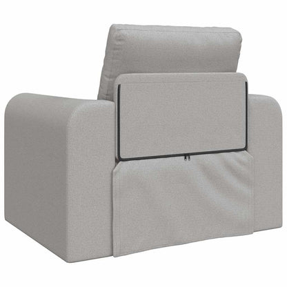 Sofa Bett Wolken-Grau 98 x 71 x 83 cm Stoff