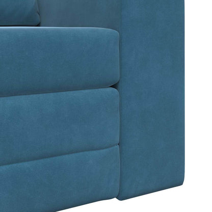Sofa Bett Blau 98 x 71 x 83 cm Samt