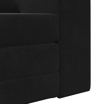 Sofa Bett Schwarz 98 x 71 x 83 cm Samt