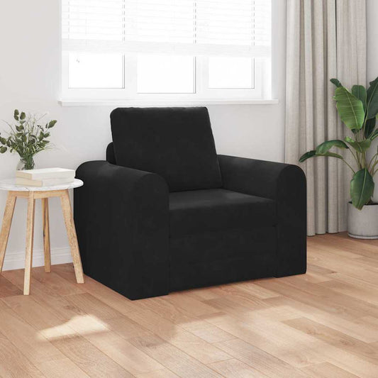 Sofa Bett Schwarz 98 x 71 x 83 cm Samt