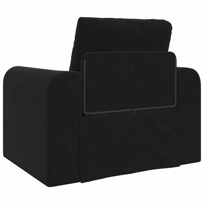Sofa Bett Schwarz 98 x 71 x 83 cm Samt