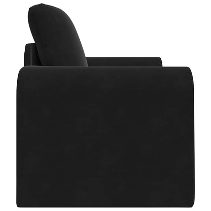 Sofa Bett Schwarz 98 x 71 x 83 cm Samt