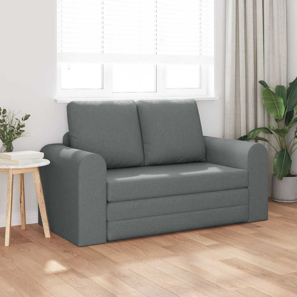 Sofa Bett Dunkelgrau 148 x 71 x 83 cm Stoff