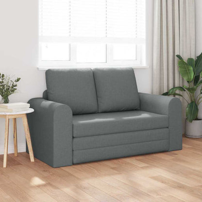 Sofa Bett Dunkelgrau 148 x 71 x 83 cm Stoff