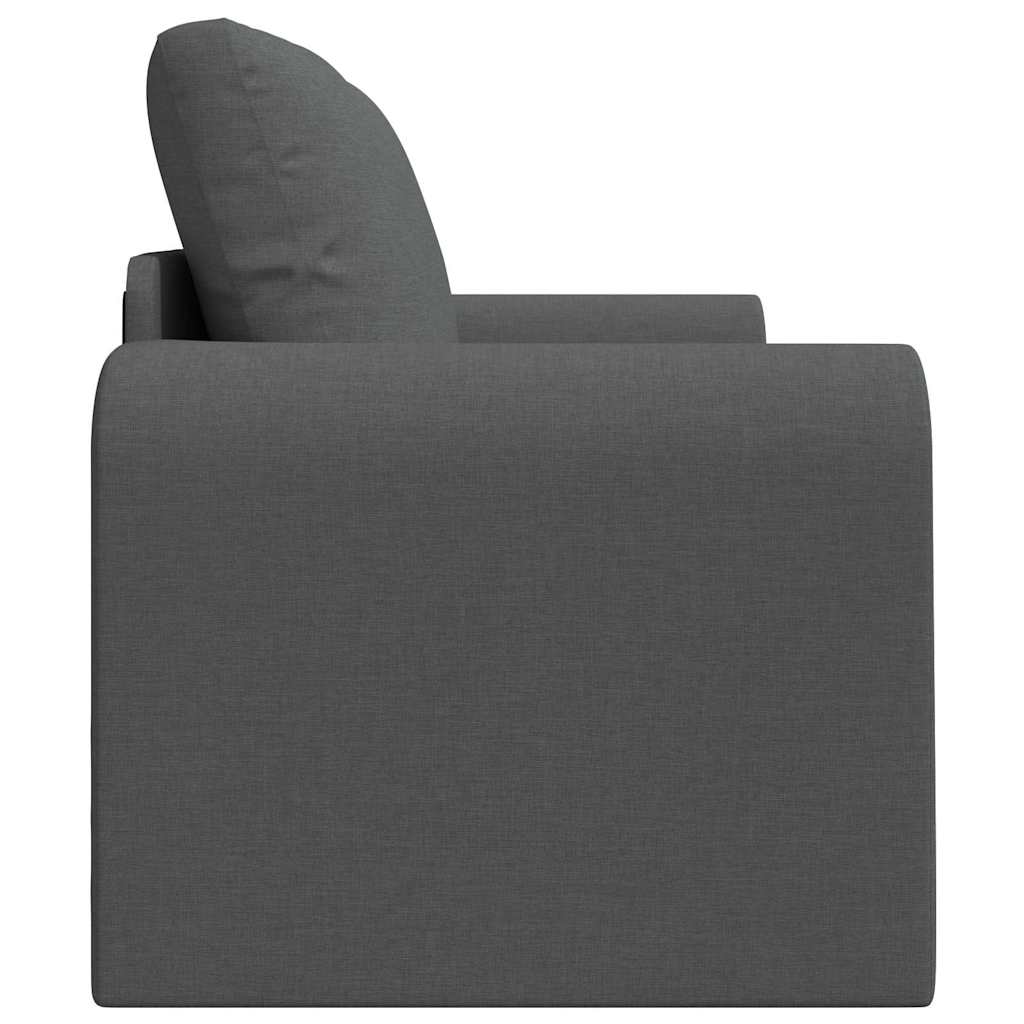 Sofa Bett Dunkelgrau 148 x 71 x 83 cm Stoff