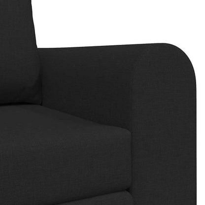 Sofa Bett Schwarz 148 x 71 x 83 cm Stoff