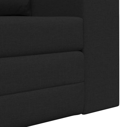 Sofa Bett Schwarz 148 x 71 x 83 cm Stoff