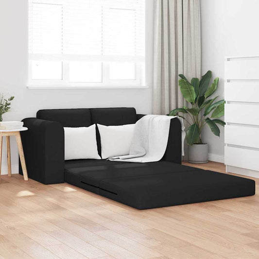 Sofa Bett Schwarz 148 x 71 x 83 cm Stoff