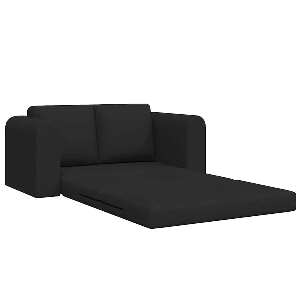 Sofa Bett Schwarz 148 x 71 x 83 cm Stoff