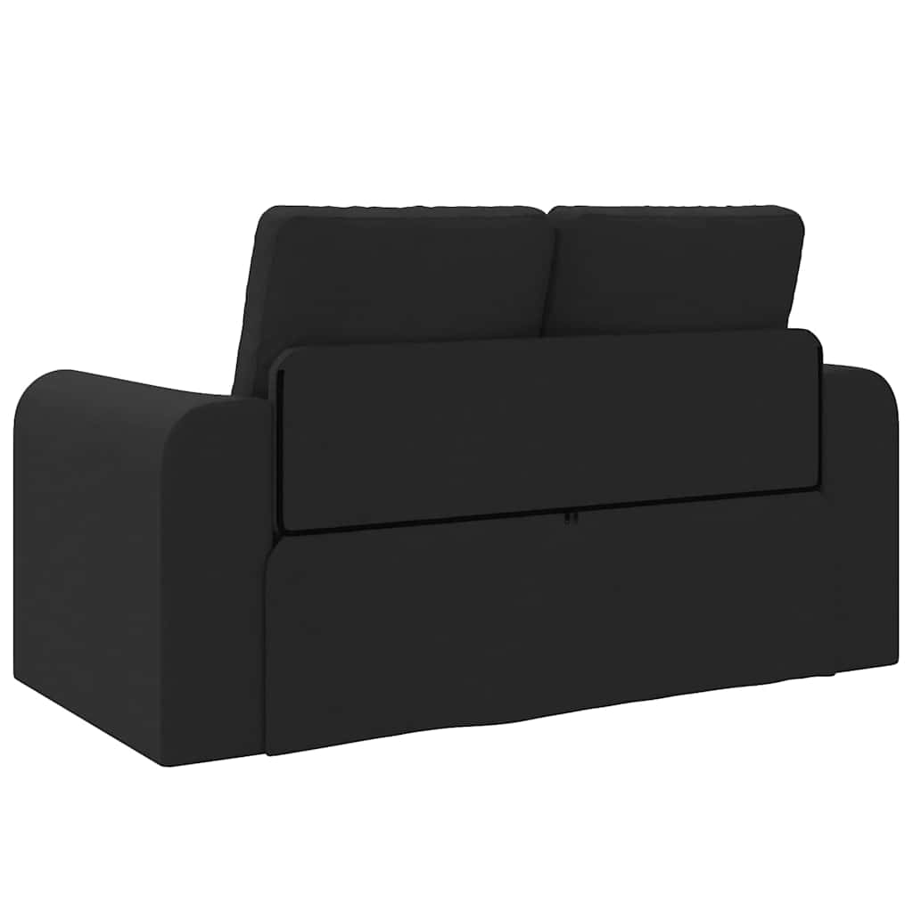 Sofa Bett Schwarz 148 x 71 x 83 cm Stoff