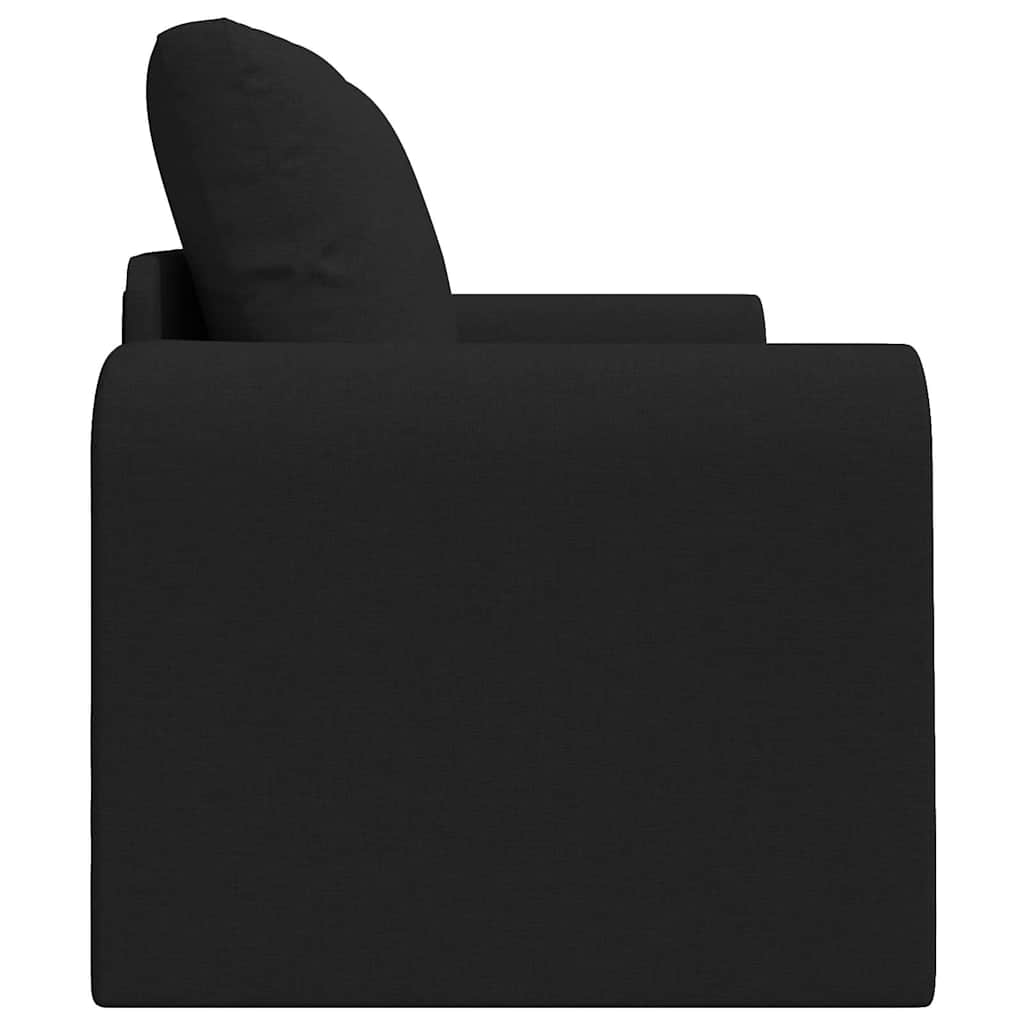 Sofa Bett Schwarz 148 x 71 x 83 cm Stoff