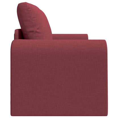 Sofa Bett Weinrot 148 x 71 x 83 cm Stoff