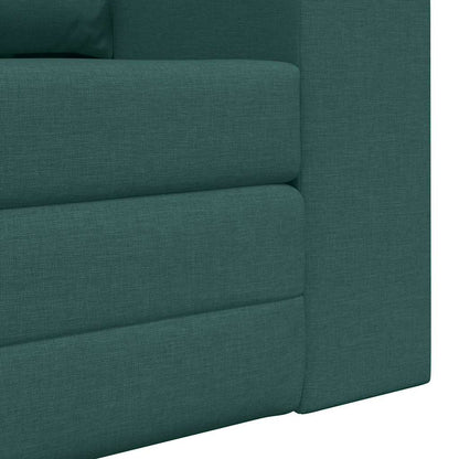 Sofa Bett Dunkelgrün 148 x 71 x 83 cm Stoff