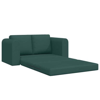 Sofa Bett Dunkelgrün 148 x 71 x 83 cm Stoff