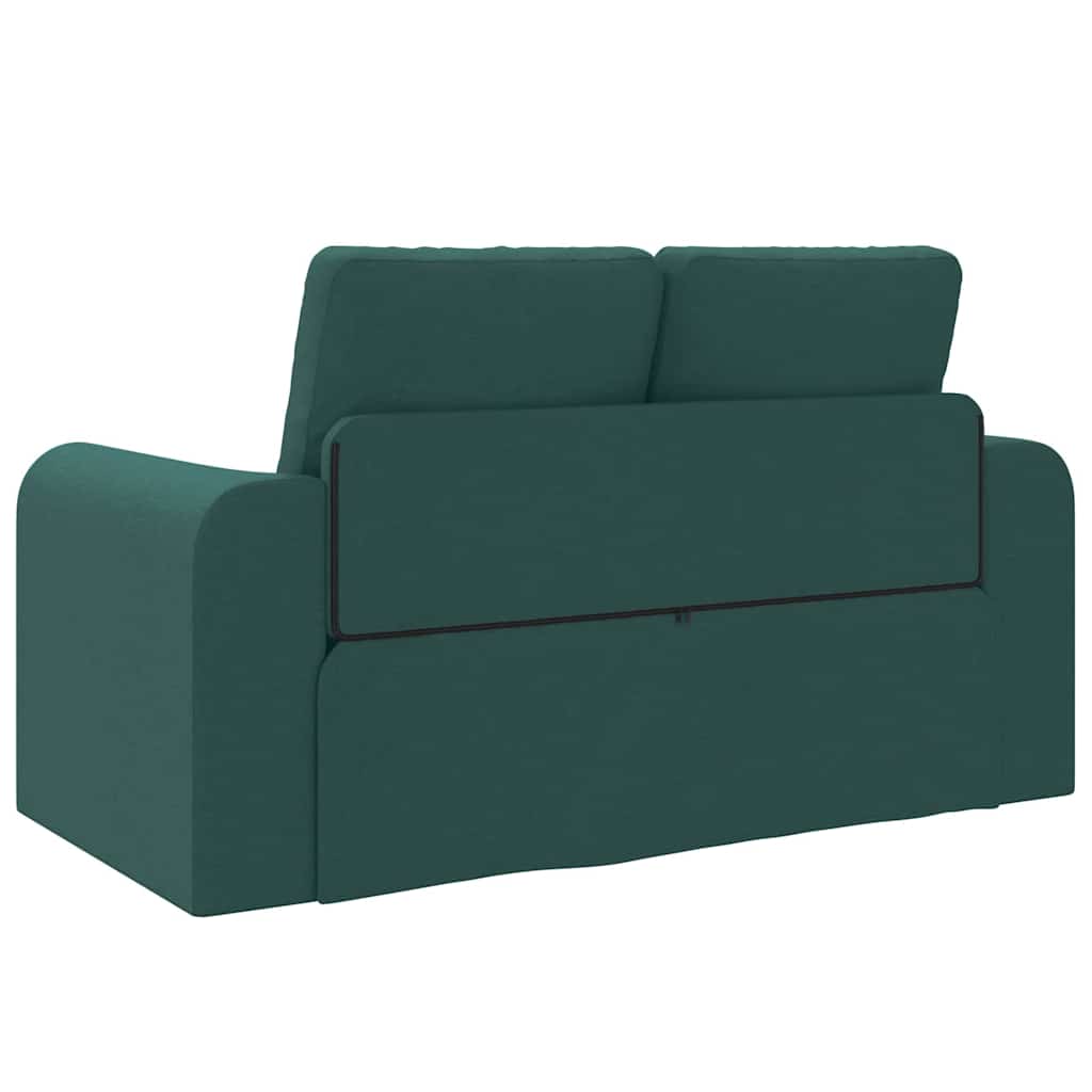 Sofa Bett Dunkelgrün 148 x 71 x 83 cm Stoff