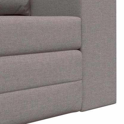 Sofa Bett Taupe 148 x 71 x 83 cm Stoff