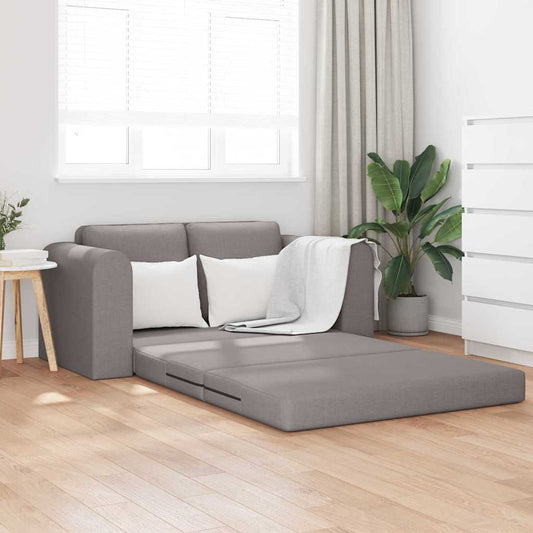 Sofa Bett Taupe 148 x 71 x 83 cm Stoff