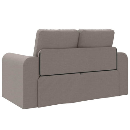 Sofa Bett Taupe 148 x 71 x 83 cm Stoff