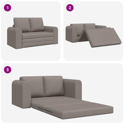 Sofa Bett Taupe 148 x 71 x 83 cm Stoff