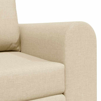Sofa Bett Creme 148 x 71 x 83 cm Stoff