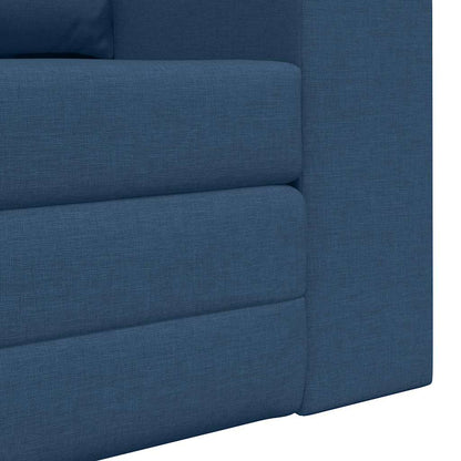Sofa Bett Blau 148 x 71 x 83 cm Stoff