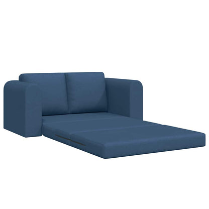 Sofa Bett Blau 148 x 71 x 83 cm Stoff