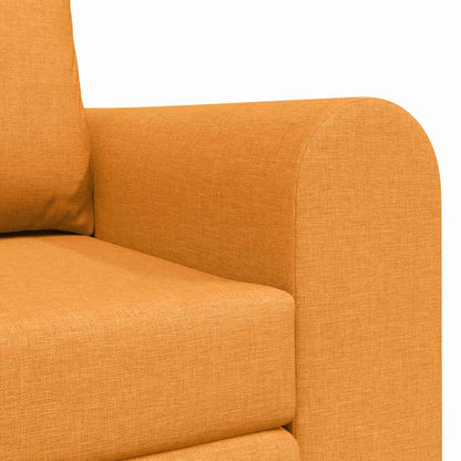 Sofa Bett Dunkelgelb 148 x 71 x 83 cm Stoff