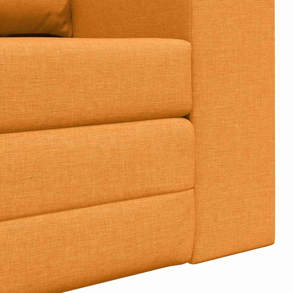 Sofa Bett Dunkelgelb 148 x 71 x 83 cm Stoff