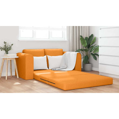 Sofa Bett Dunkelgelb 148 x 71 x 83 cm Stoff