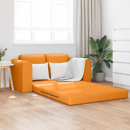Sofa Bett Dunkelgelb 148 x 71 x 83 cm Stoff