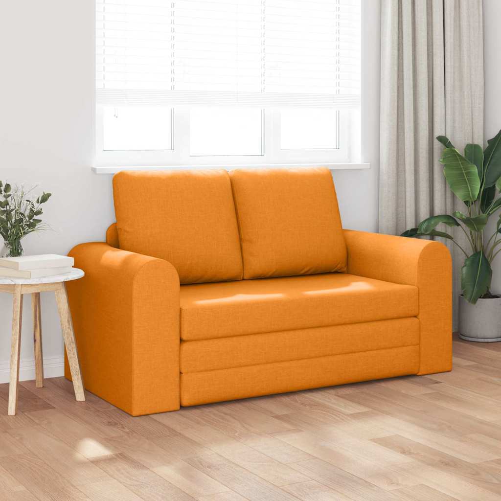 Sofa Bett Dunkelgelb 148 x 71 x 83 cm Stoff
