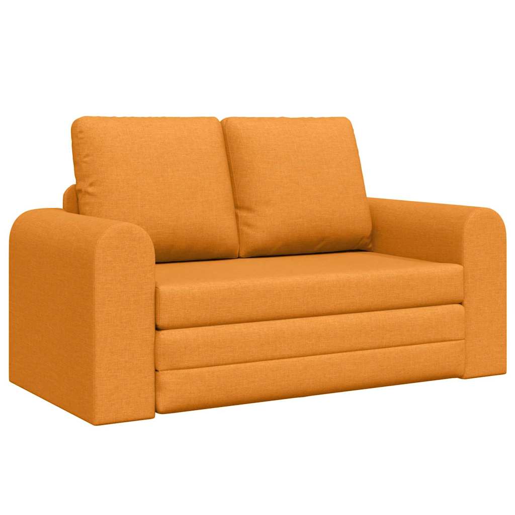 Sofa Bett Dunkelgelb 148 x 71 x 83 cm Stoff