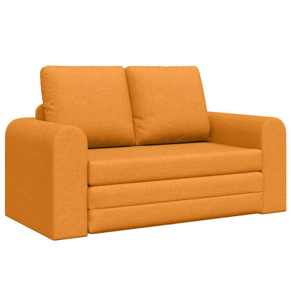 Sofa Bett Dunkelgelb 148 x 71 x 83 cm Stoff