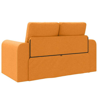 Sofa Bett Dunkelgelb 148 x 71 x 83 cm Stoff