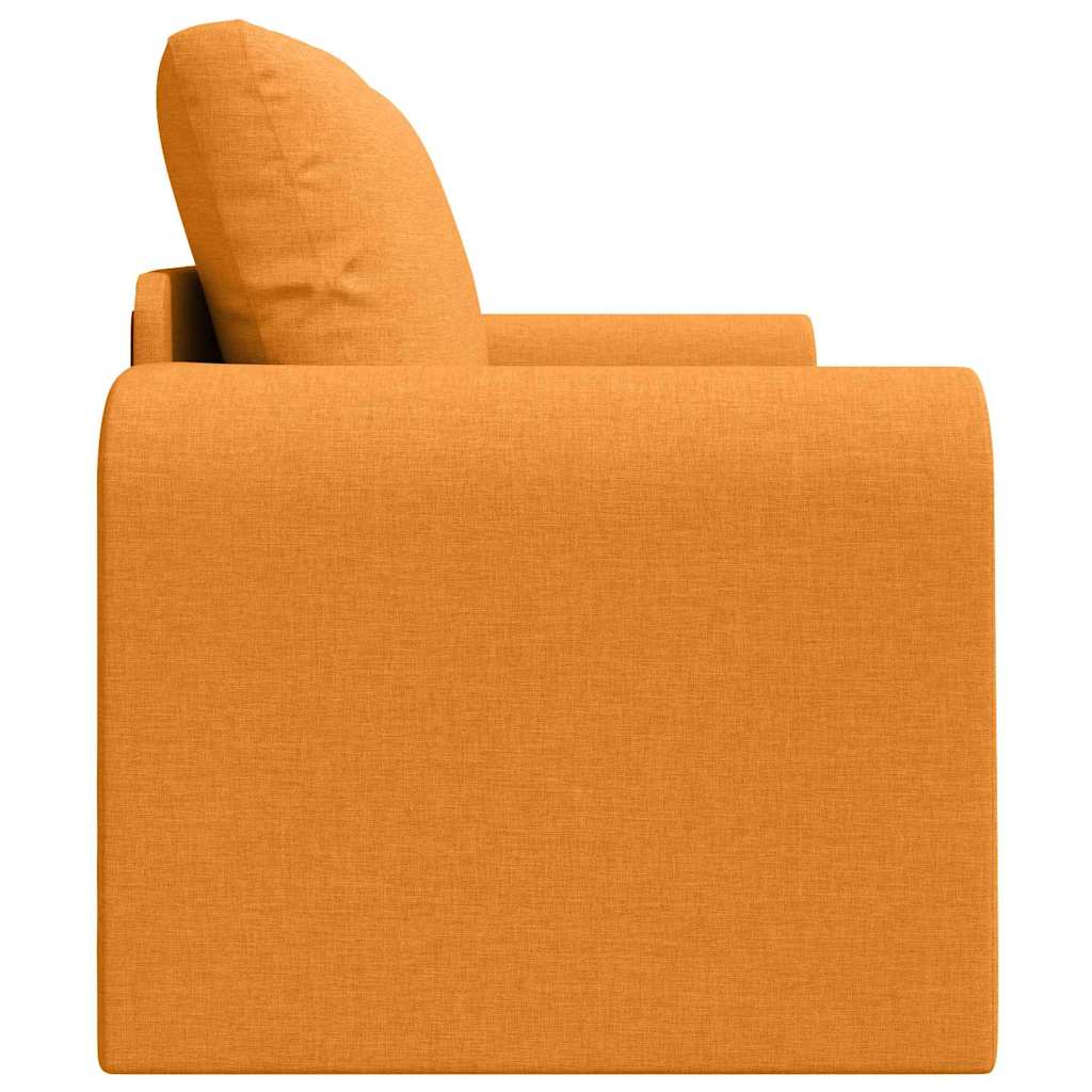 Sofa Bett Dunkelgelb 148 x 71 x 83 cm Stoff