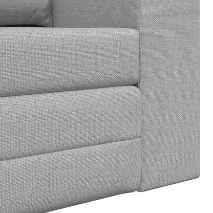 Sofa Bett Wolken-Grau 148 x 71 x 83 cm Stoff