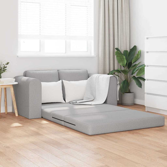 Sofa Bett Wolken-Grau 148 x 71 x 83 cm Stoff
