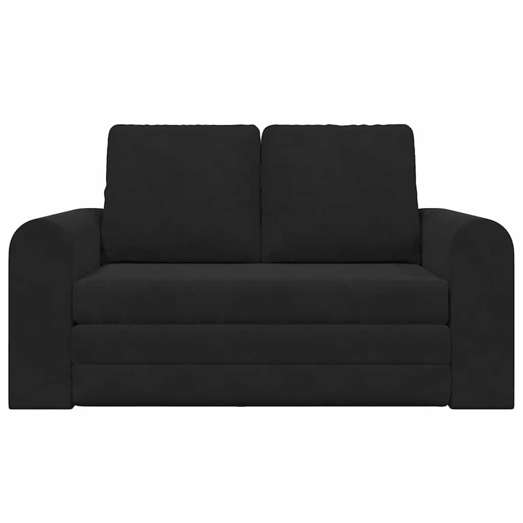 Sofa Bett Schwarz 148 x 71 x 83 cm Samt