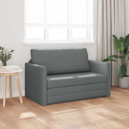 Sofa Bett Dunkelgrau 124 x 71 x 78 cm Stoff