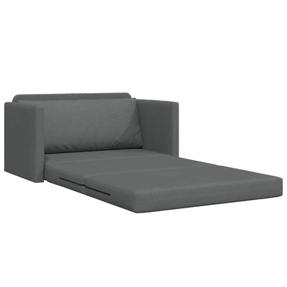 Sofa Bett Dunkelgrau 124 x 71 x 78 cm Stoff