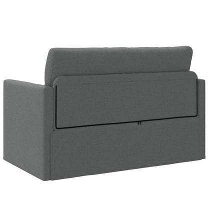 Sofa Bett Dunkelgrau 124 x 71 x 78 cm Stoff
